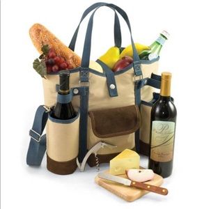 🌻Picnic Time Wine Country Tote